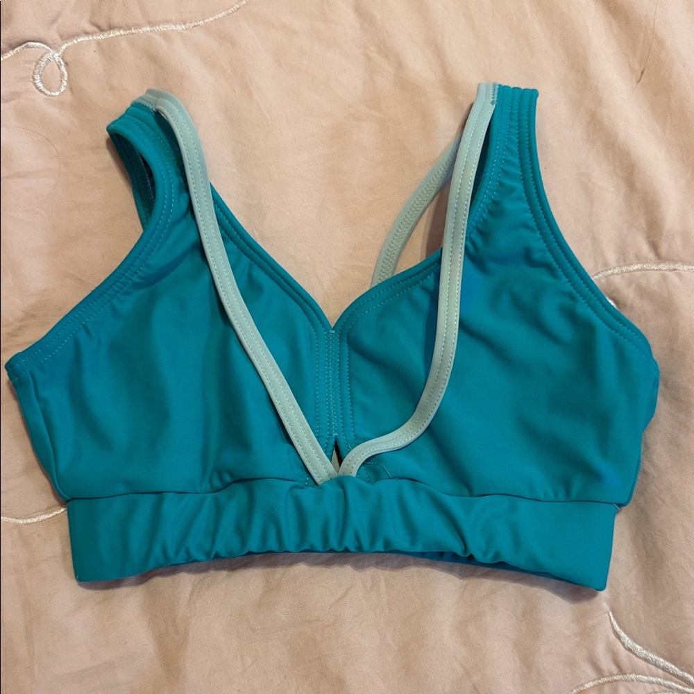Honeycut teal Bralette dancewear